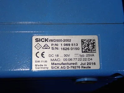 Used 2016 SICK VMD5002002 Laser Scanners Ohio US | HGR 24 #798852