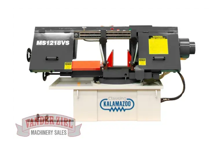 New | in-Stock CLAUSING MS1218VS Horizontal Band Saws Michigan US | Vander Ziel Machinery Sales #482392