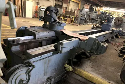 56" x 342" Bertram Engine Lathe with Dual Carriages