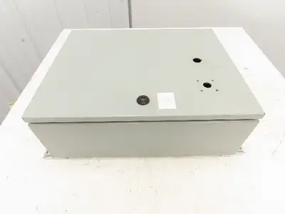 Hammond EN4SD20166GY Electrical Enclosure Box 20x16x6" Wall Mount Back Panel