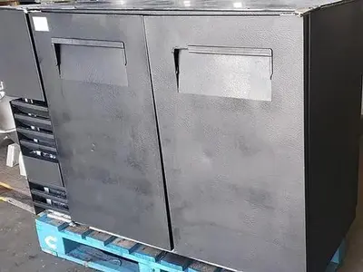 True 48" Undercounter Back Bar Black