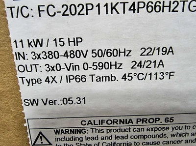Danfoss FC-202 Variable Frequency Drives | Fram Fram LLC (10)