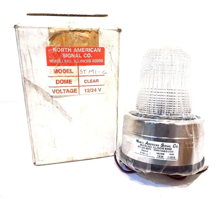 New | in-Stock NORTH AMERICAN SIGNAL COMPANY STM1-C Lighting | SB Industrial Supply #853146