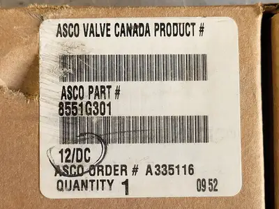 NEW ASCO 8551G301