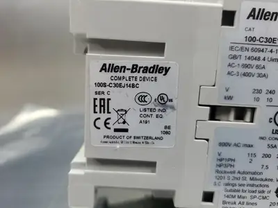 Allen Bradley 100S-C30EJ14BC GuardMaster Ser. C Safety Contactor. 4A-32