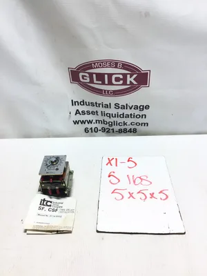 Industrial Timer Company SF Adjustable Timer Switch Rating 10A 125VA 120/240VAC