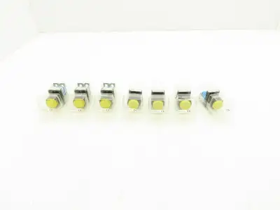 Fuji Electric Pushbutton Yellow Momentary 22mm 250V 6A Lot of 7