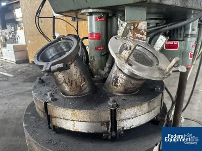 USED 1990 Myers 7.5 HP Myers Dual Shaft Vacuum Mixer, Model OOV550A-5-7.5, S/S