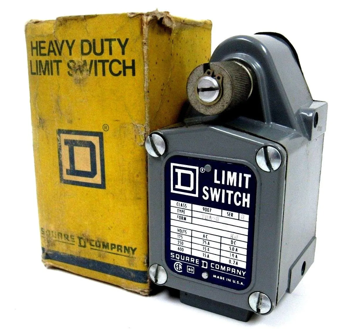 NEW SQUARE D TUA-5 LIMIT SWITCH TUA5 SER. B