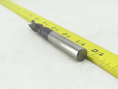 15/32" 3 Flute Spiral Carbide End Mill 1/2" Shank