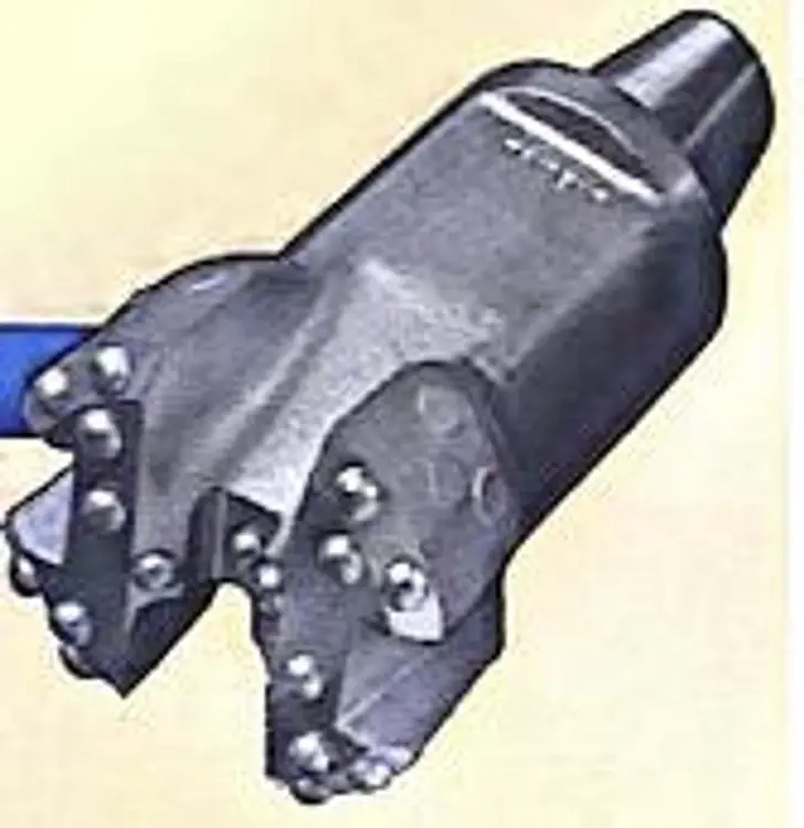 Used TRIDENT SOFT ROCK 6" CARBIDE BUTTON CABLE TOOL DRILL BIT, 2-1/4" X 3-1/4" PIN THREAD Tool Bits Pennsylvania US | East West Machinery & Drilling #1417872