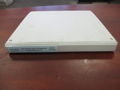 3GPP FDD Base Station Test Application Firmware Module FS-K72 Software Manual