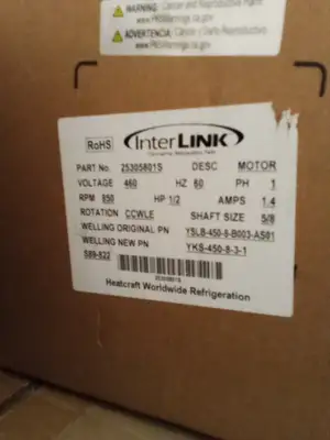 Used Interlink 25309801S Fan & Blower Parts US | Infinity wholesale & Supply LLC #1305826