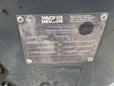 Used 2018 WACKER NEUSON EZ53 Excavators Tennessee US | Moore Equipment #1516715