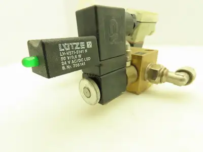 Lutze 1-Way Brass Flow Control Dual Solenoid Valve 24V Freise GmbH