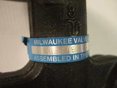 MILWAUKEE Butterfly Seat Valve ML224E
