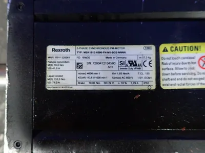 USED REXROTH MSK101E0300FNM1BG2NNNN