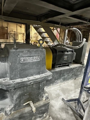 8" Sterling Extruder, 32:1 L/D, 500 HP AC Motor With New Drive In 2021