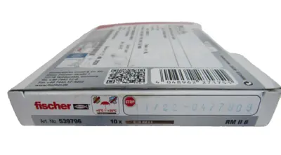 NEW 10 COUNT FISCHER RM II 8 RESIN CAPSULE 539796 RMII8