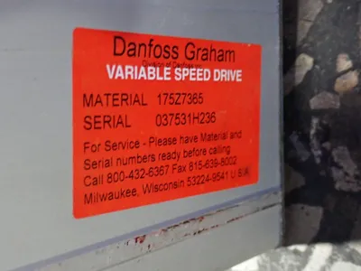 USED DANFOSS GRAHAM 175Z7365