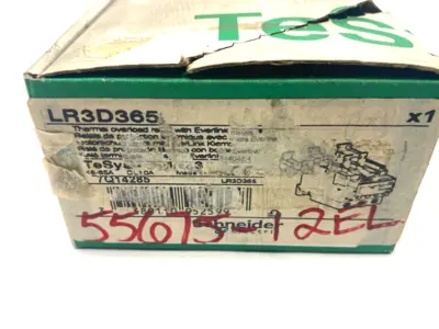 USED SCHNEIDER ELECTRIC TESYS LRD THERMAL OVERLOAD RELAY