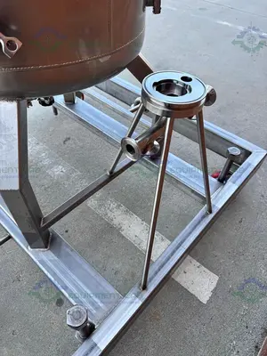 Unknown Brand 300 Liter Mixing Tank w/ Lenze 3 Phase Motor, Impeller