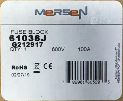 Mersen 61038J Electrical/PLC/Automation | ESS Industrial Equipment Sales (10)