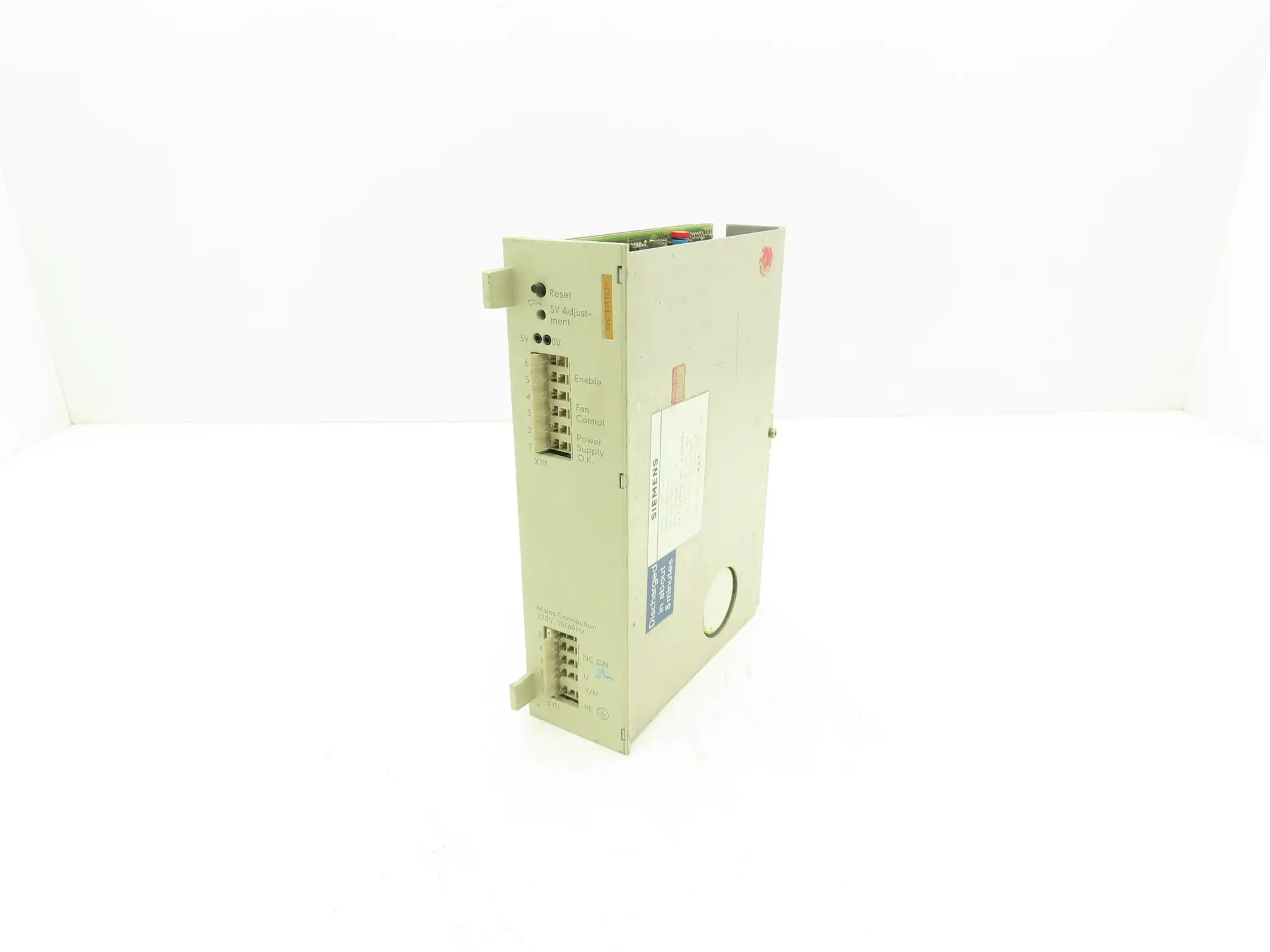 Siemens 6EW1861-3AA Power Supply 220VAC Input 5VDC Output Type DIN 41752