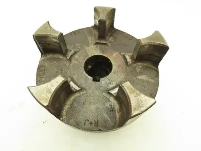 Spidex Lovejoy 75A Steel Curved Jaw Coupling Hub 1-1/2" Bore 3/8" Keyway