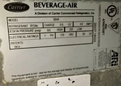 USED Beverage-Air BB48