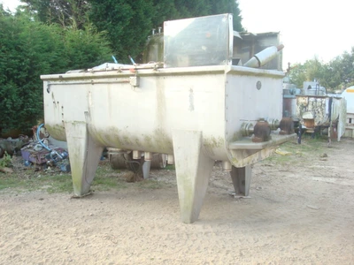 1,500 L Bead Twin Ribbon S/S Mixer