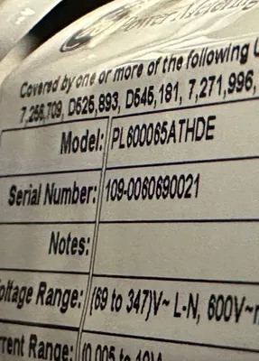 GE Multilin EPM 6000 Multifunction Power Meter PL600065ATH (2F-1)
