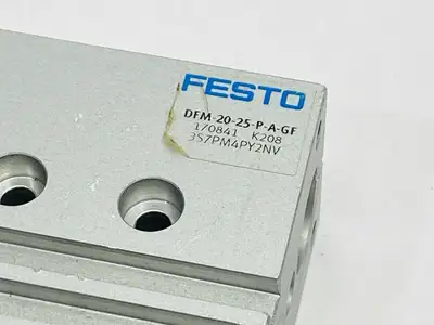 DFM-20-25-P-A-GF, 170841 | Festo DFM-20-25-P-A-GF Pneumatic Guided Drive 20mm Bore 25mm Stroke 170841 - Used