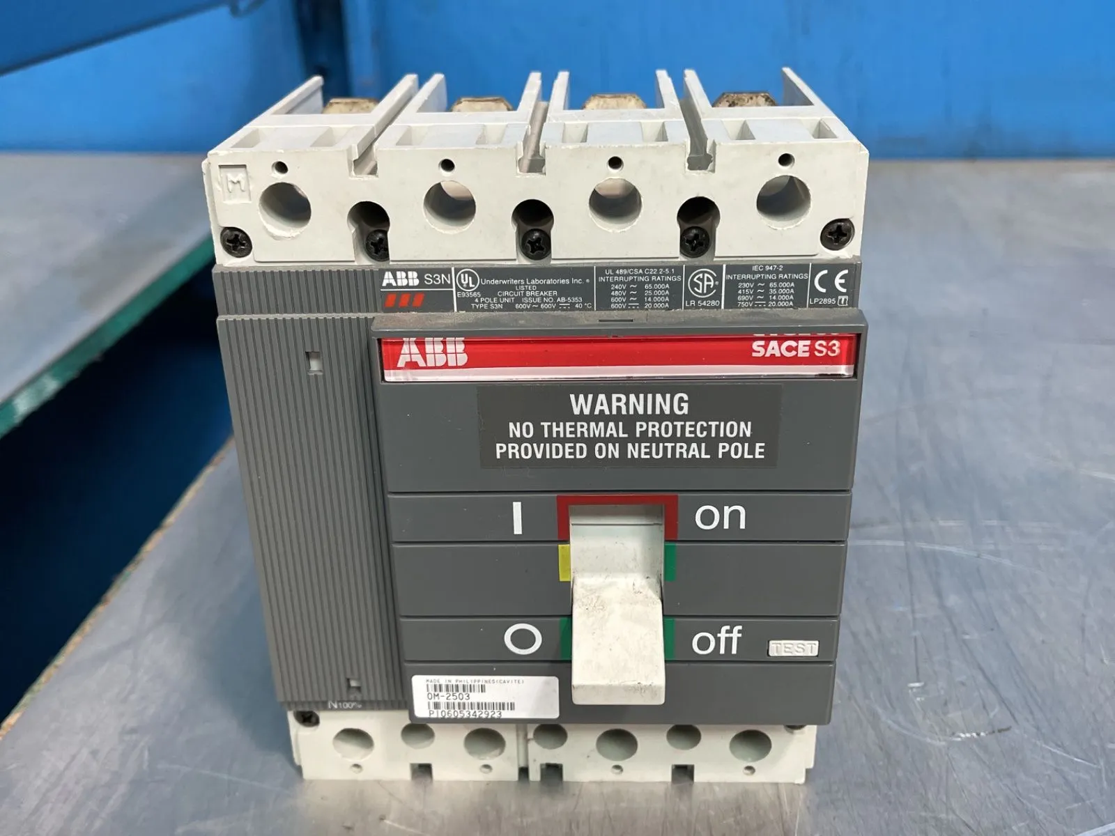 Used ABB 0M2503 Circuit Breakers Ohio US | HGR 24 #1125750