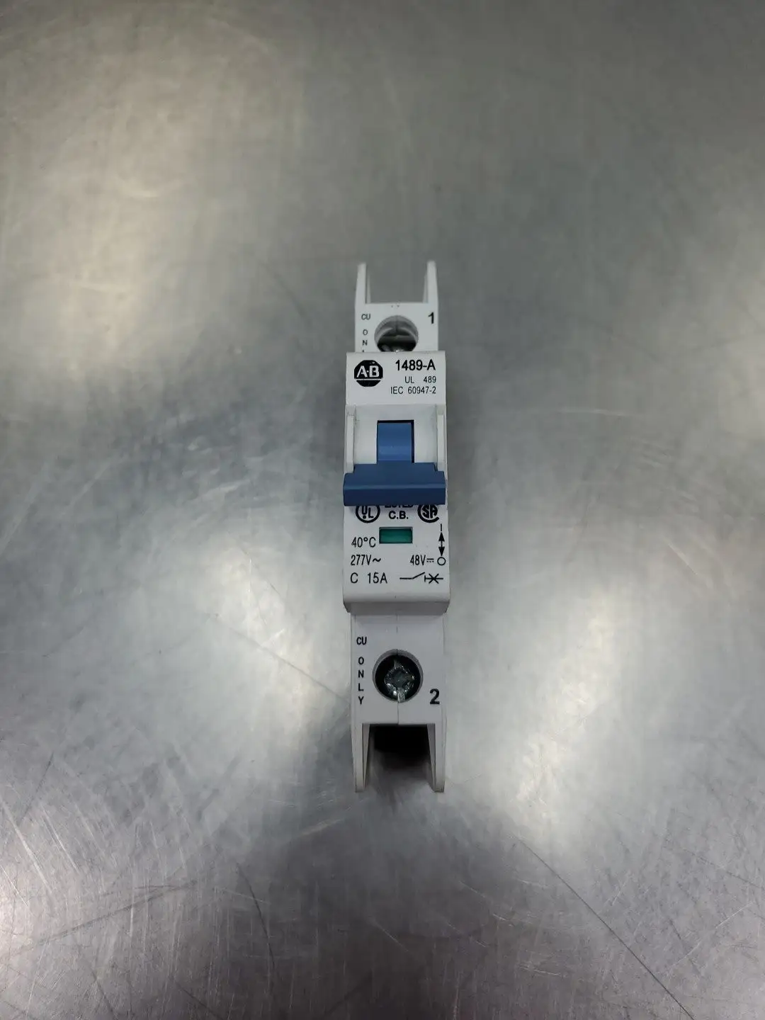USED Allen-Bradley 1489-A1C150 Circuit Breaker, 15A