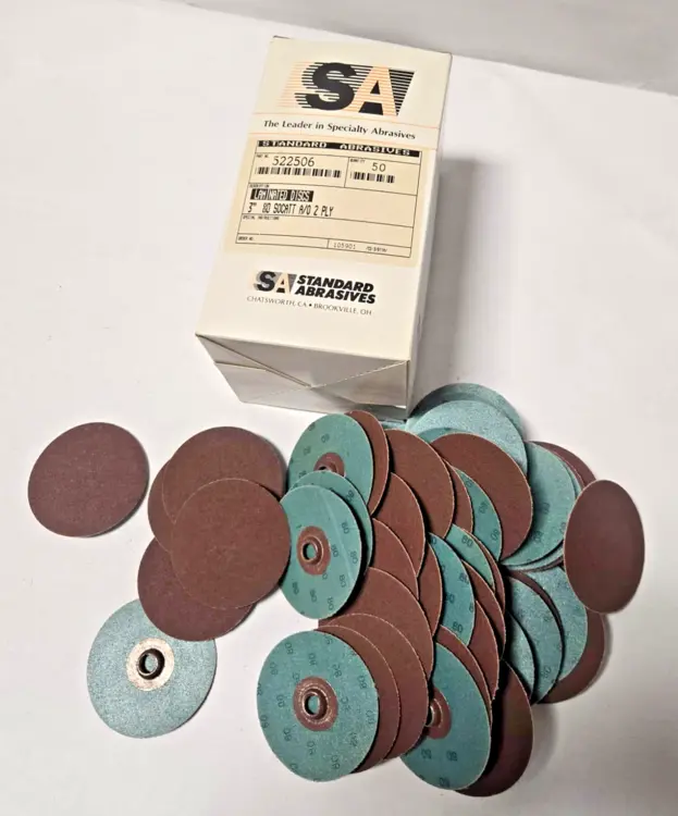 New | in-Stock Standard Abrasives 39C120-IVK Sanding Discs California US | Amiron Machinery #745442