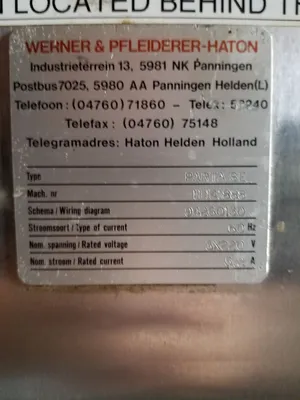 Used WP HATON PARTA SE Dough Dividers California US | BakeryEquipment.com #1554835