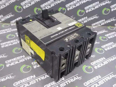 Square D FAL360501212 Circuit Breaker 50 Amps 600VAC w/ Auxiliary Switch Used