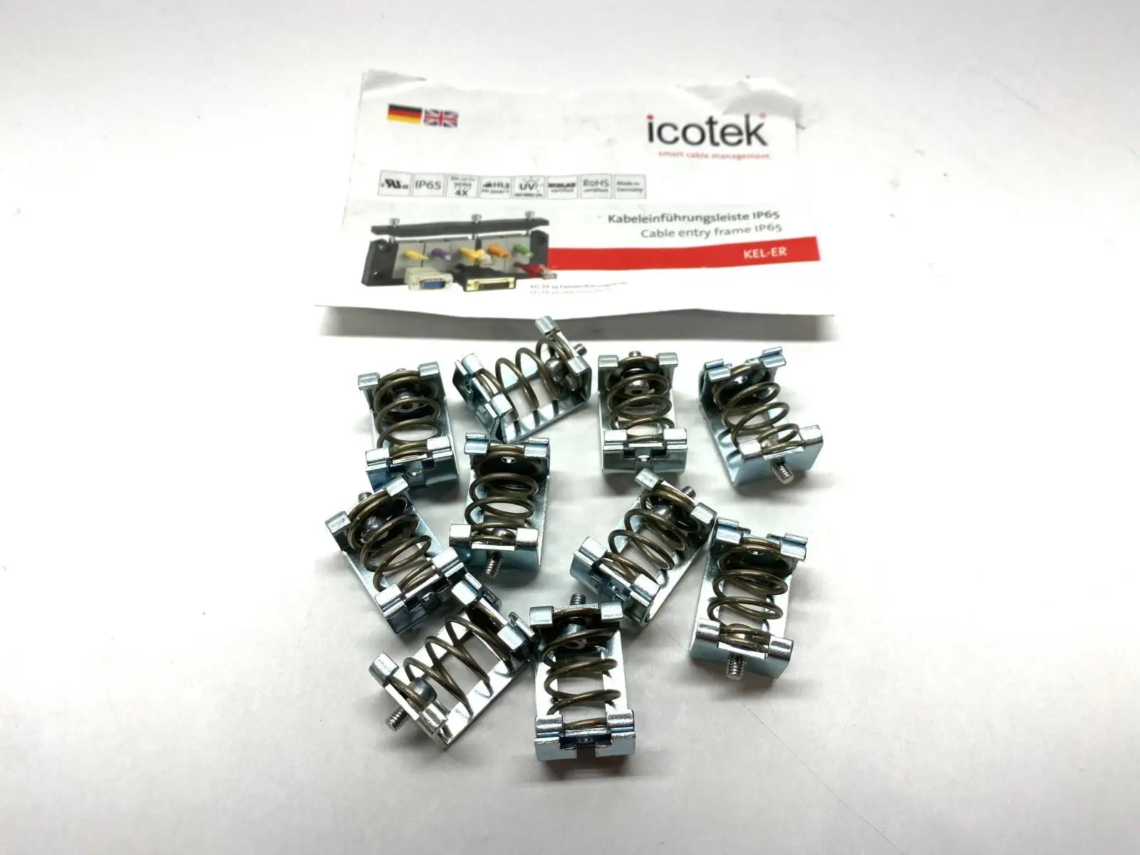NEW ICOTEK GROUNDING CLAMP SK 4-13.5 PACKAGE OF 10