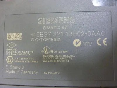 USED SIEMENS 6ES7 321-1BH02-0AA0