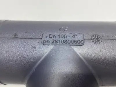 USED AIRNET EQUAL PIPE TEE FITTING DN 100-4"