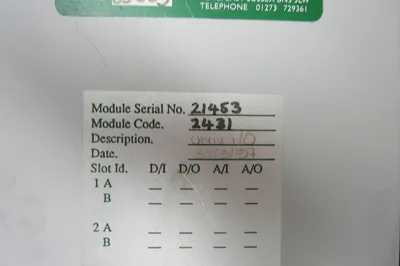 FIELD ELECTRONICS 21453 I/O CARD