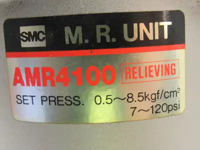 SMC AMR4100 M.R. Unit .5~8.5kgf/cm 7~120PSI
