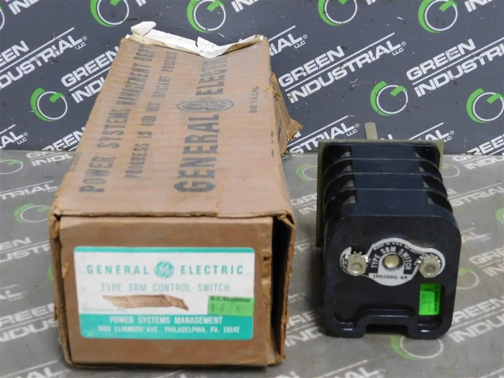 General Electric 10AX006 G4 Switch Type SBM New
