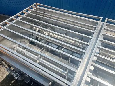 Used Rietz Double Ribbon Blender, 150 Cubic Feet
