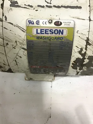 Leeson C6T17VC6G Washguard Motor Gearbox Reducer 3 Phase 1/3HP