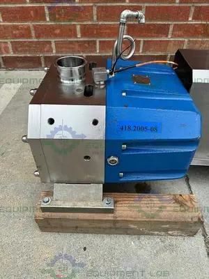 USED IDEX WRIGHT FLOW / VIKING S4S DURALOBE ROTARY LOBE PUMP  W/ 15 HP MOTOR