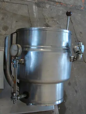 SPC4575  Kettle 5 gallon Groen hemispherical bottom kettle, 50 psi jacket rating, 304 SS