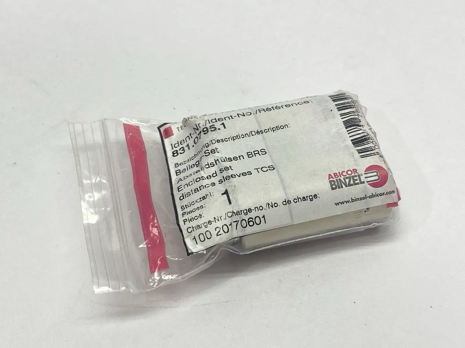 831.0795.1 | Abicor Binzel  Distance Sleeve TCS - New – Open box