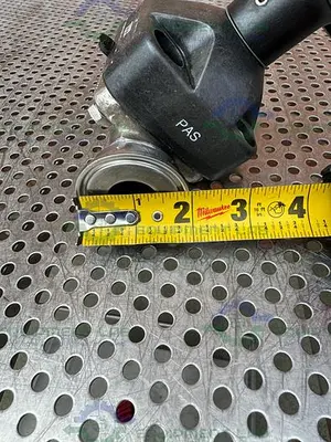 USED ITT PURE FLO 316L STAINLESS STEEL  DIAPHRAGM VALVE W/ 1" SANITARY FITTING